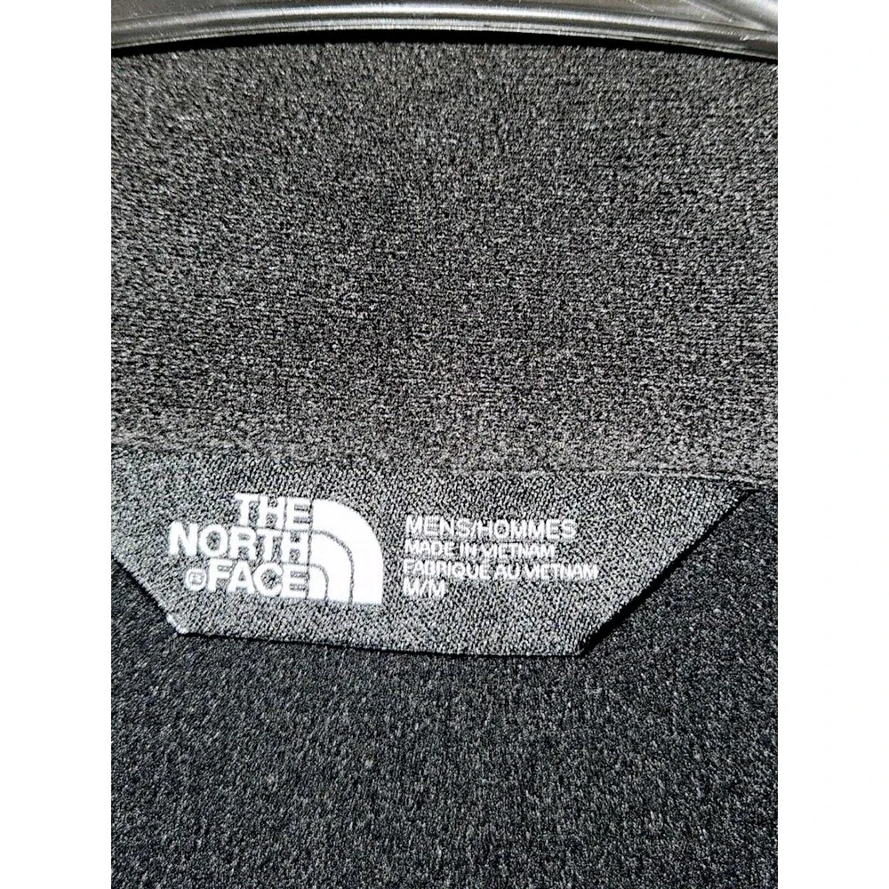The North Face Ridgewall Vest Men M Black Full Zip Windwall Soft Shell New-logo